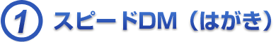 1. スピードDM（はがき）